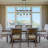 Lidia 5-light 25.5'' W Linear Kitchen Island Pendant With Mason Jar Shades UL Certified
