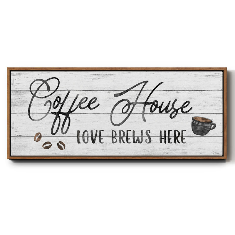 Love Brews - toile encadrée