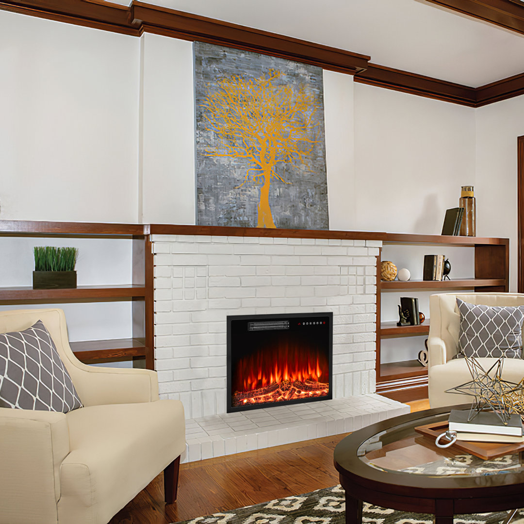 Aaliyaha 22.8'' W Electric Fireplace Symple Stuff
