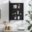 Space-saving Elegance Aluminium Bathroom Cabinet Modern Style Mirror For Wall Or Recessed Use