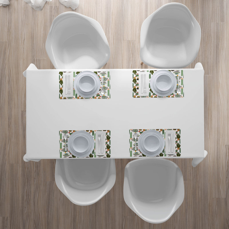 Polyester Patterned Rectangle Placemat