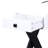 Rectangular Side Table With Drawer And - White Black Design Stylish In & Handy