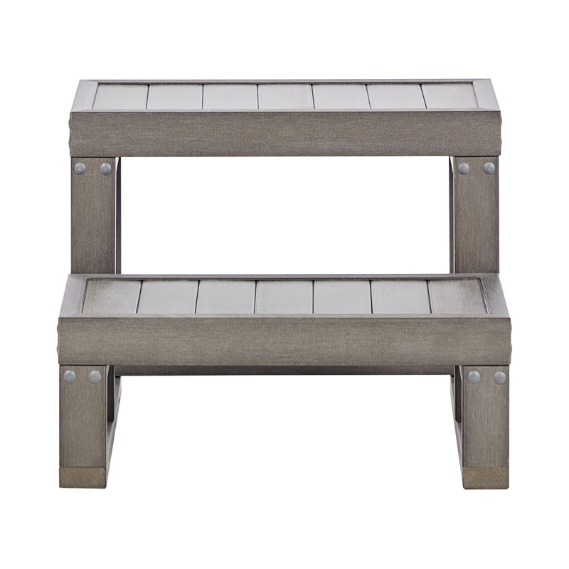 Hot Tub Steps LIMAY Grey