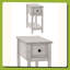 Table d'appoint, 2 niveaux, bout, lampe, table de chevet, table d'appoint, étroite, petite-1076509746