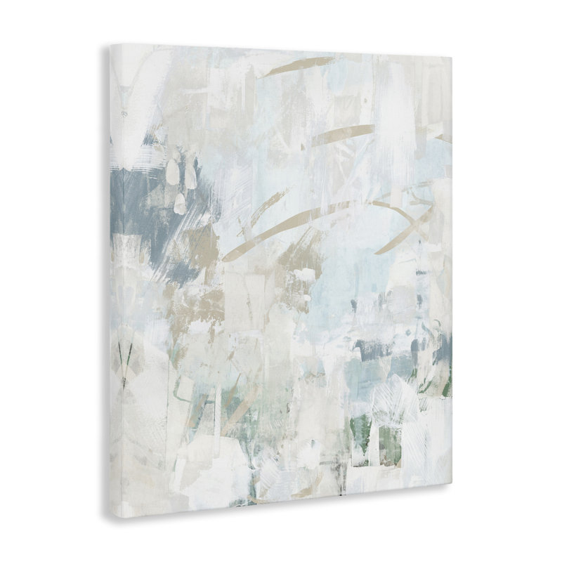 «Subtle Faded Abstraction», art mural sur toile par June Erica Vess, H 40 po x l 30 po