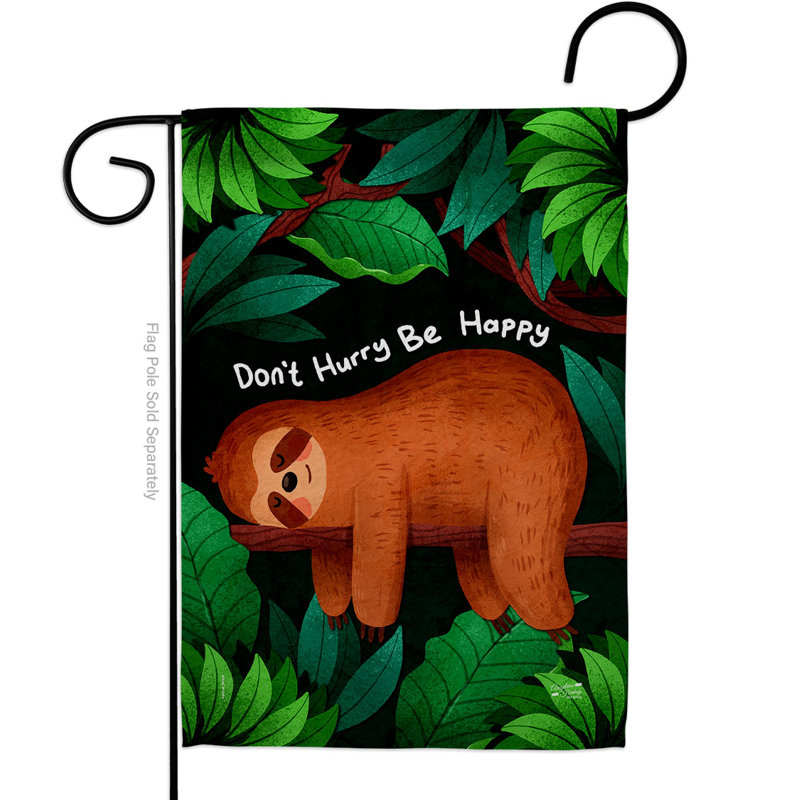Drapeau de jardin en polyester à 2 côtés Daeshun 18,5 x 13 po