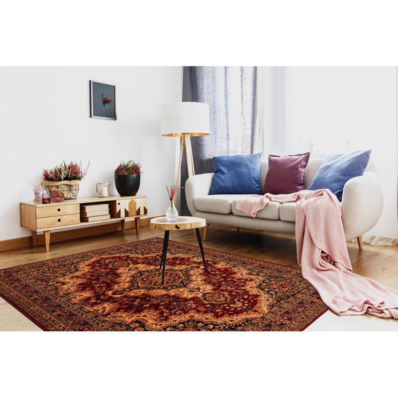Deveron Oriental Wool Area Rug, Rectangular 200 x 300cm