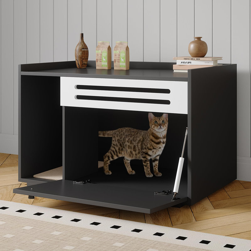 50.8cm H Cat Tree, Black