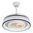 Lahela 42 Inch Modern Retractable Ceiling Fan with Light and Remote Control