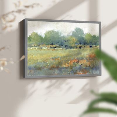 Paysage champêtre II - reproduction encadrée - réaménageable