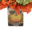 Fall Hydrangea and Magnolia Leaf Arrangement