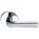 Sion Flat Passage (Hall & Closet) Door Lever with Round Rosette