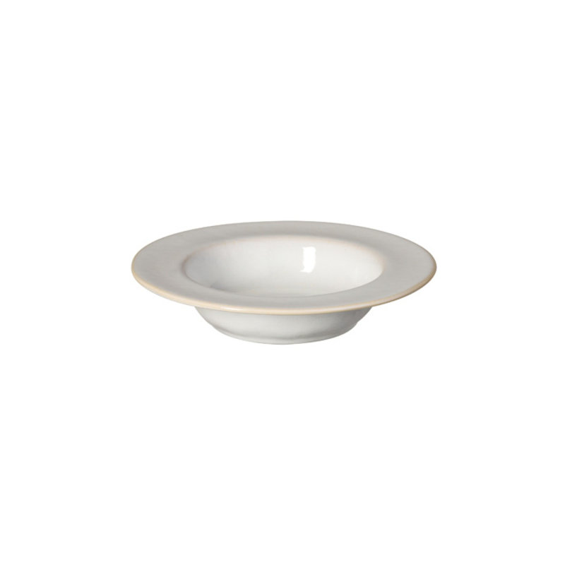 Roda Handmade Stoneware Pasta Plate, Branca