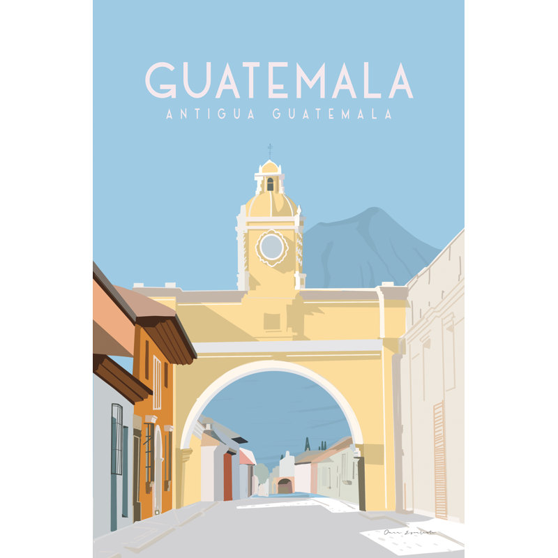 Antigua au Guatemala, H 48 po x l 32 po x P 1,25 po