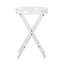 Tray Top Cross Legs End Table