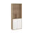  Embrie 31.34"W x 80.59" W 6 Shelf Bookcase With 2 Doors, Home Office Storage-102051181