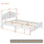 Cadre de lit plateforme en bois, lit plateforme de style rétro avec support en lattes de bois,-1837621293-1837621292