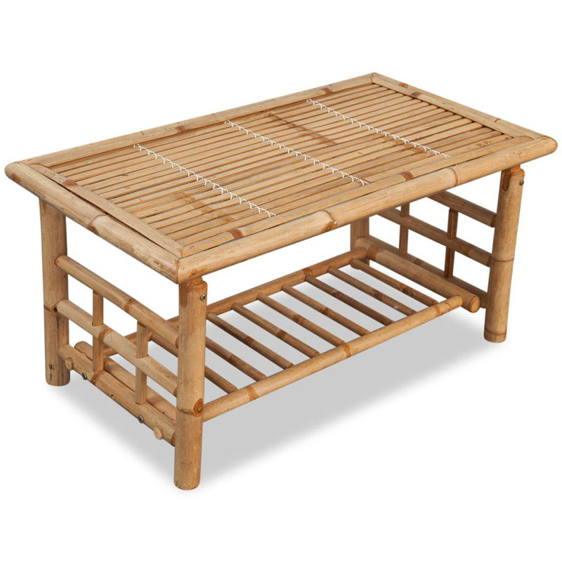 Table basse à cadre simple avec rangement