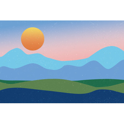 Mountaintop No Words 1 Piece Wrapped Canvas Wall Art