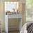 Vanity Desk with Mirror and Lights, Dressing Table with Large Drawer-106407954
