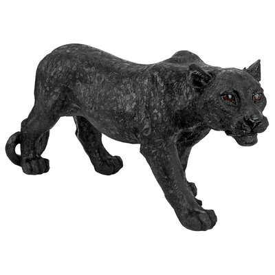Design Toscano Shadowed Predator Black Panther Statue & Reviews | Wayfair