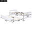Lit plateforme simple avec lit gigogne simple-329953914
