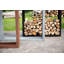 Janusz 100cm W Metal Log Rack-608803201