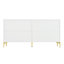 Modern 4-Door Sideboard With Creative Carved Surface-814749261
