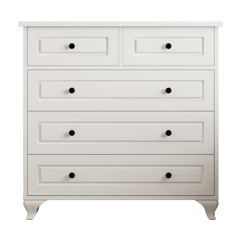 Amberlynn 90cm W 5 - Drawer Chest of Drawers