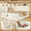 Boucle Ottoman Hydraulic Storage Bed with Smart RGB LED Light & Charging Station, USB and Type - C Ports-63056540