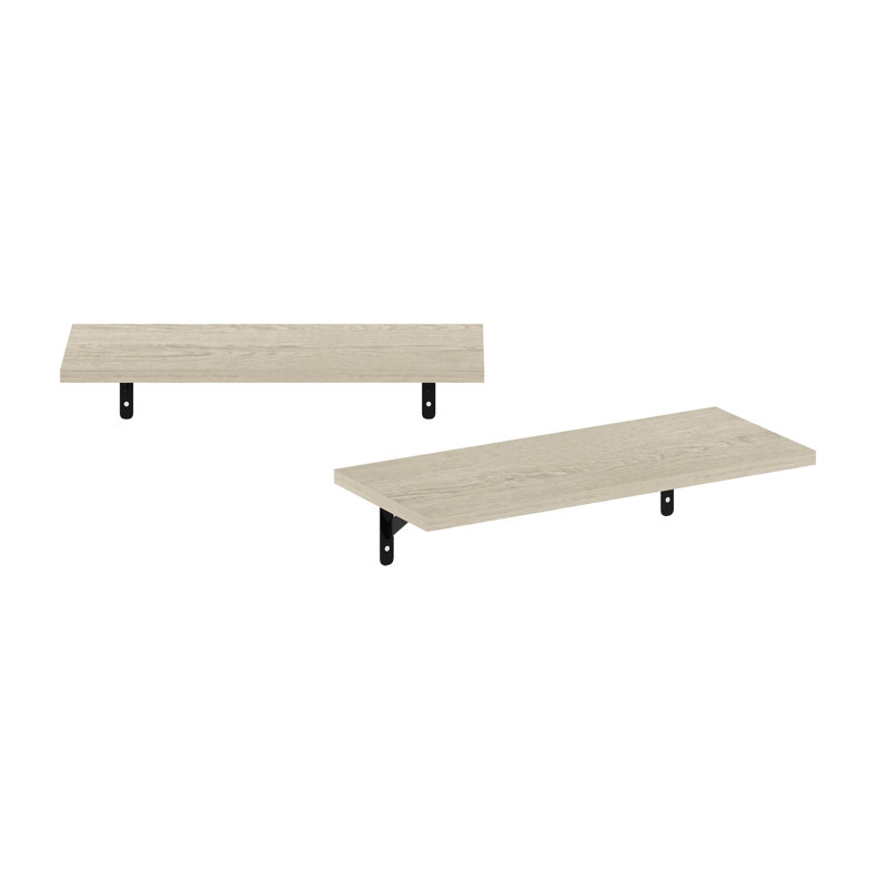 Authement Floating Shelf, Pine Oak, 0.59" H x 23.62" W x 7.8" D