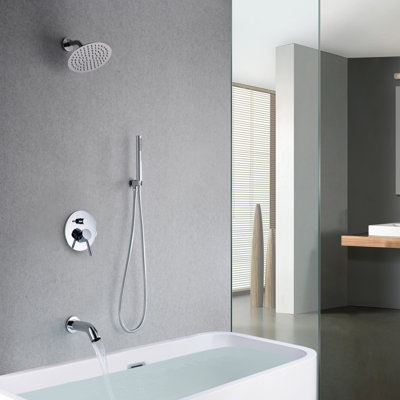 Complete Shower System with Rough in-Valve