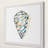 "Aquarelle Shells III" Framed Print-18829456