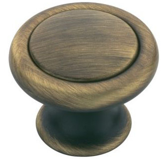 Poignée coupelle 3 po bronze frotté II