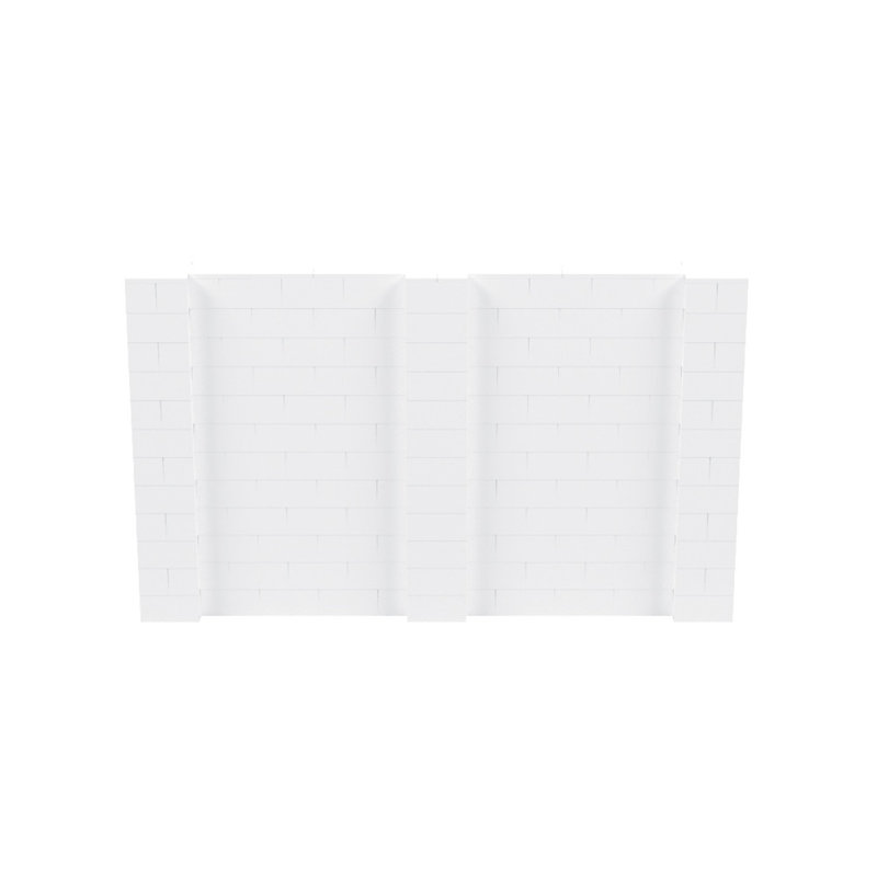 Cloison 1 panneau autoportante, Blanc, H 72 po x l 120 po x P 12 po