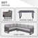 Nazime Karlshamn 4 Piece Sectional Seating Group with Cushions