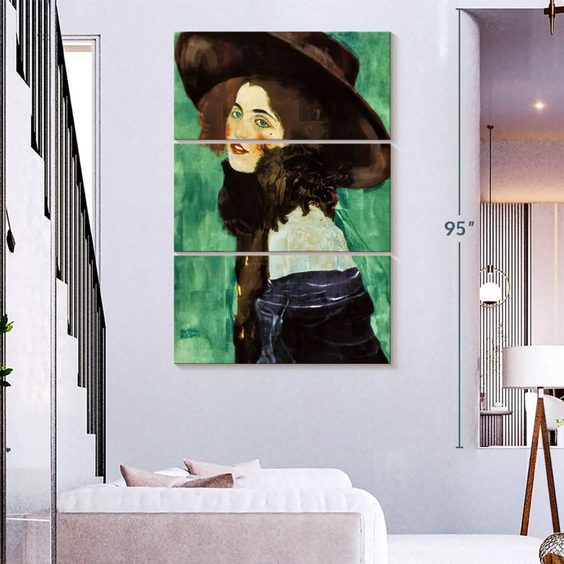 Portrait d'une jeune femme, Leisha, 1912, H 74 po x l 48 po