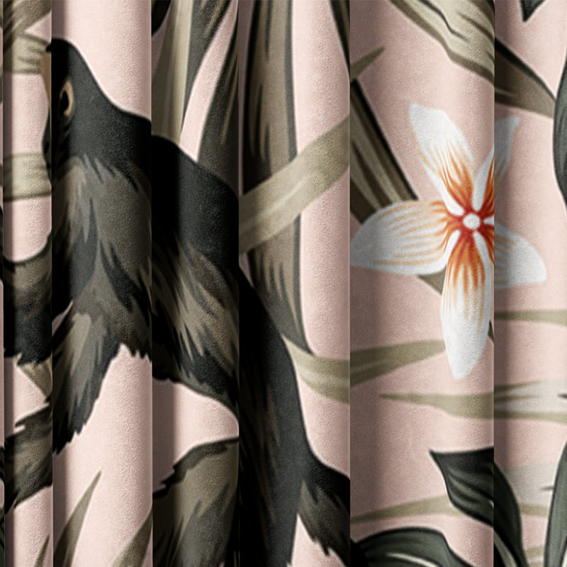 Isabea Blackout Curtain Panel Pair, 145 W x 250 D cm