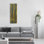 «Juxtapose 2 Panel 4» par Cheryl Warrick, art mural en verre acrylique