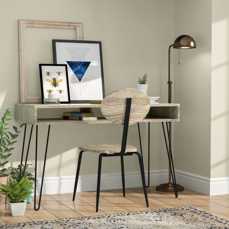 Metal Base Writing Desk