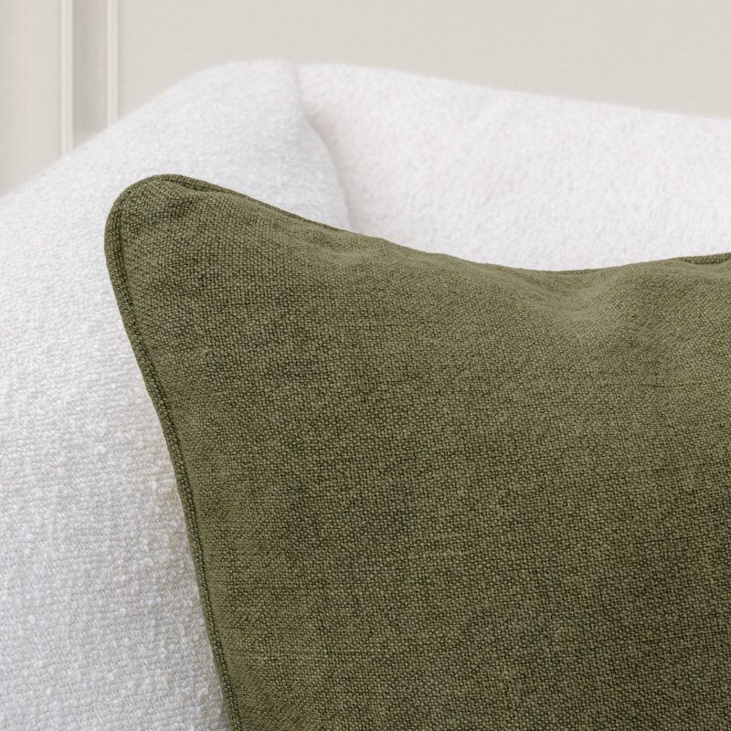 Bedford Linen Fabric Throw Pillow