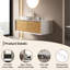  Meuble-lavabo mural simple 48 po avec comptoir à surface solide blanc, meubles-lavabos flottants-130793064-130793065