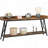 70.9" Extra Long Industrial Console Table – Rustic Brown