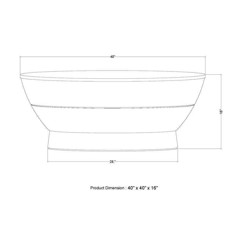 Dipalma Drum Coffee Table