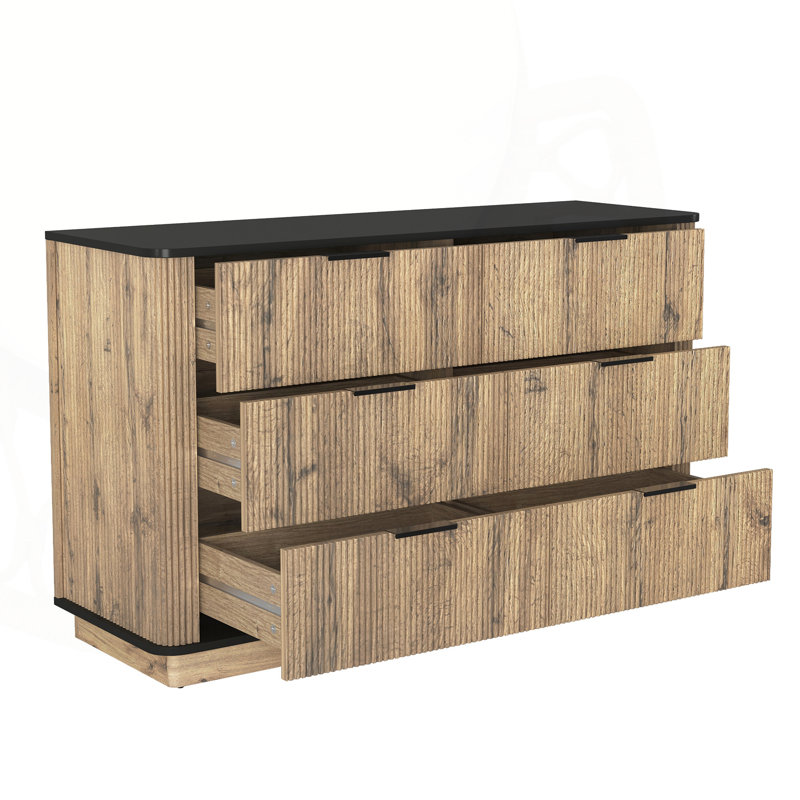 Table basse en bois massif robuste avec détails sculptés exquis et rangement double couche pour une décoration polyvalente