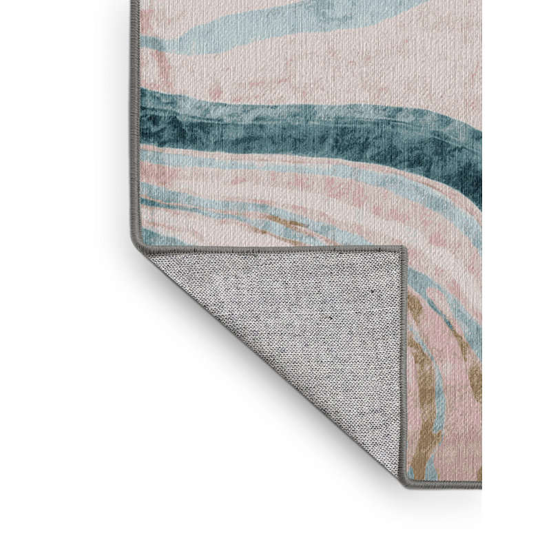 Machine Washable Gray Area Rug, Rectangle 8' x 10'