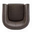 Fauteuil demi-tonneau pivotant en similicuir-130495984