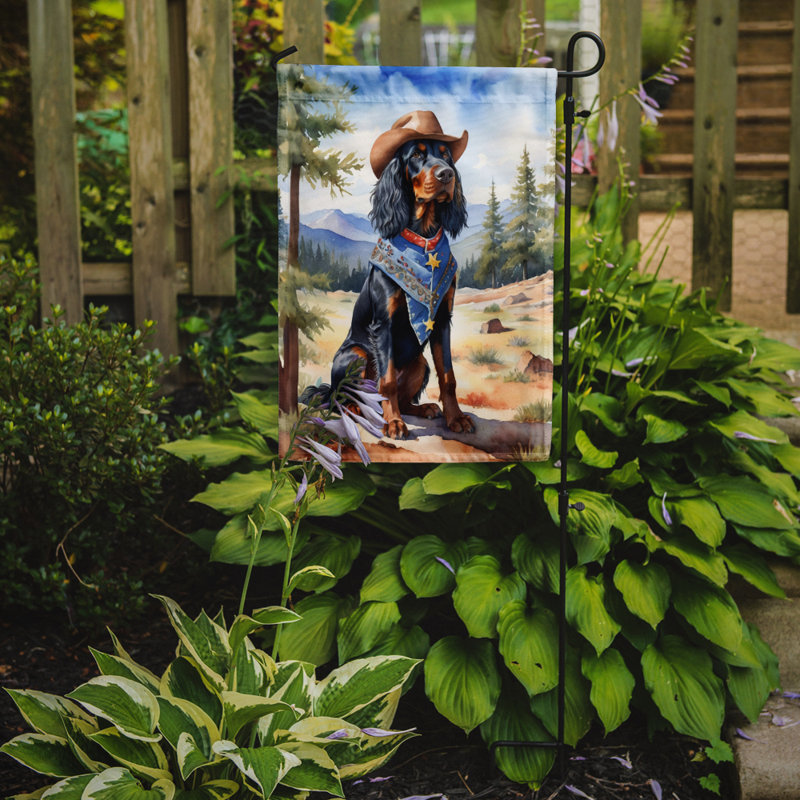 Drapeau Cowboy Welcome Garden, Setter Gordon