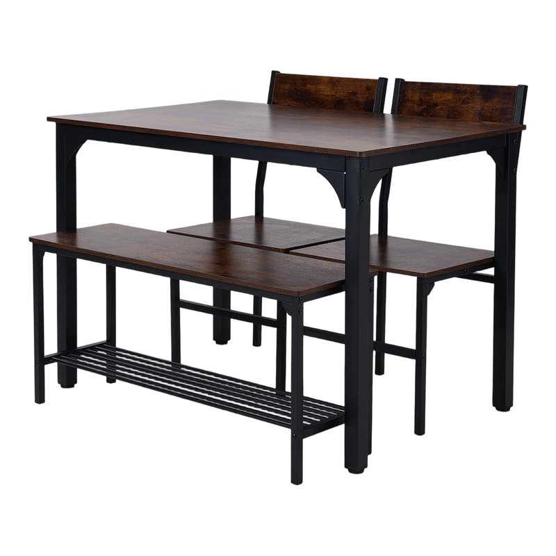 4 - Person Dining Set, Brown