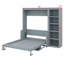 Lit escamotable avec bureau et bibliothèque Murphy-1920275013-1920275012